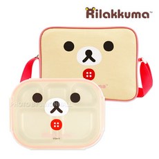 가방스텐식판도시락 얼굴 리락쿠마 핑크 50601ea 1(ea)