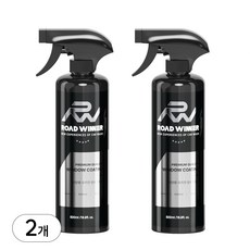 로드위너 차량용 유리창 발수코팅제, 500ml, 2개