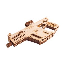 유기어스 3D 목재 퍼즐 우든시티, 1피스, 3D 목재퍼즐 어썰트건 (Assault gun), 1개