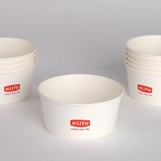 이라이프 분식용기 10개입 520ml 일회용 종이그릇you8+3bYV