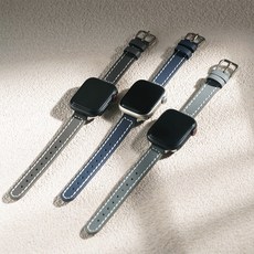 w.wear 車線圓尾細皮革錶帶