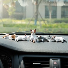 앙플러스 차량 꾸미기 소품 자동차 악세사리 용품, 5개, 혼합색상