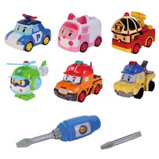 POLI 波力 救援小英雄 拼裝車 6款套組 DIY CAR SERIES, 1個