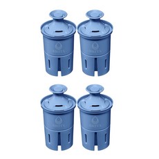 Brita Elite 濾水壺替換圓形濾芯 6個月長效濾心 加拿大製, 1個, 4入-2024年年製