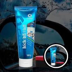 차량 유막 제거제 100g 유막 제거 세차 용품 유리창 청소 차량 관리 얼룩 제거 자동차 세정제 투명도 개선 물방울 제거 스폰지 포함 100g z18+002ij