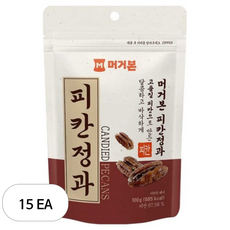 머거본 피칸정과, 100g, 15개