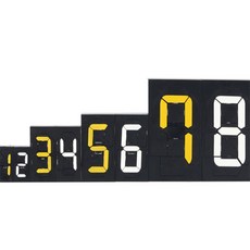 행운몰 숫자회전 넘버링 소형 다용도회전식멀티넘버링, N2 - 흰색