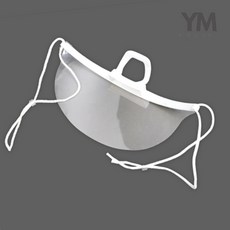 YM 조리용 위생마스크 요리마스크, 투명, 1개, 1개입