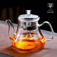 긍야네 커피추출기구 커피추출기 커피메이커 가정용, 1개, 1L, 찜기용 유리