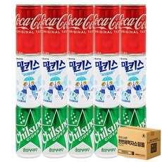 [한번에먹자] 190ml 탄산음료 혼합세트 / 코카콜라 + 밀키스 + 칠성사이다 / 각5개씩, 15개