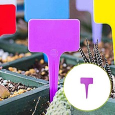 이름표 T자형 식물 퍼플 텃밭 텃밭네임텍 tin*23148XW