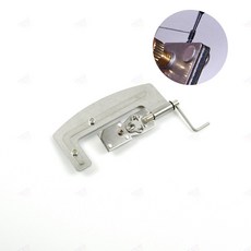 더뭉클몰 낚시 낚시줄 원줄 목줄 쇼크리더 바늘 매듭 결속 묶기 간단하게 간단히 초간단 빠르게 빠른 묶는 기구 도구 매듭기 결속기 후커 채비 초보 준비물 필수품, 1개