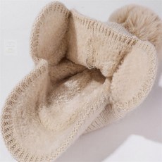 끈이스토어 방울비니 힙합모자 꾸미기, 베이지