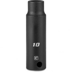 카프리 툴스 10mm 딥 임팩트 소켓 38인치 드라이브 6포인트 미터법, 10 mm, 1개