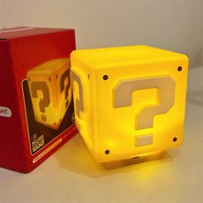 Super Mario 瑪利歐 LED 問號燈 氣氛夜燈