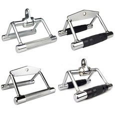 케이블 머신 액세서리 랫풀다운 시티드로우 전용 V바 손잡이, 7. 듀얼 풀리 로프 70cm