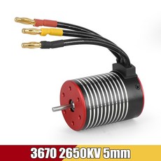 3650 시리즈 방수 브러시리스 모터 8 2S 3S RC 자동차 경주 오프로드 크롤러 보트 Wltoys, 22 3670 2650KV 5mm, 22 3670 2650KV 5mm