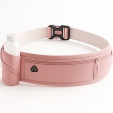 펨렛 고급형 초경량 방수 물병 러닝벨트, 베이지핑크, 1개
