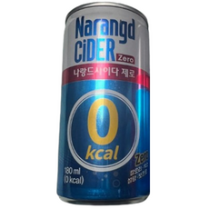 동아오츠카 나랑드 사이다 제로 파인애플, 180ml, 1개