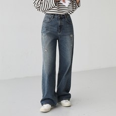 피핀 빈티지 데미지 일자핏 진 #710936 611078