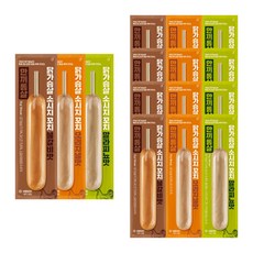 한끼통살 닭가슴살 소시지 꼬치 혼합 세트 15개입, 15개, 70g