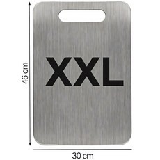 모쇼비 XXL 특대형 스텐304 스텐도마 항균 위생, 로얄실버, 1개 로얄실버, 1개