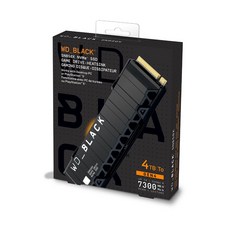威騰 黑標 WD BLACK SN850X 【配備散熱片】 NVMe SSD PCle M.2 固態硬碟, WD-SN850X-SINK, 4TB