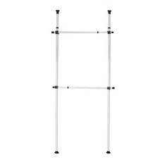 행거 드레스룸 옷걸이 기둥 행거 함마톤 2단 280cm 옷 행거 옷가게 옷장 옷방 벽, 본상품선택