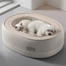 멍냥이 강아지 방석 반려동물 침대 폭신한 반려펫 방석 소파 침대 (쿠션 분리 가능), 1개, 그레이