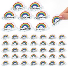 Fullhawl 100피스 연말 학생 선물 선생님 영감을 주는 지우개 어린이 유치원 유치원 개학 파티 선물 긍정적인 교실 보상 상품, 100