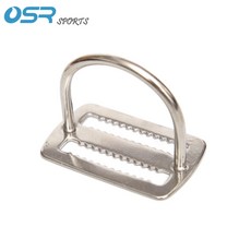 스테인리스 D링 50mm 벨트 버클 위치 고정 버클 BCD 백플레이트 사이드 걸이 스쿠버 액세서리, 높이 = 51mm