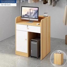 모던 심플 마블 무늬 소형 카운터 프론트 데스크 매장 미용실 접수대, 베스트셀러둥근모서리 60 40x90 + A