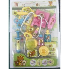 拉拉熊 醫生遊戲組 聽診器 針筒 玩具, 1個