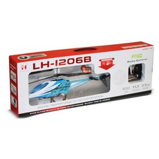 프루그 대형 RC 무선조종 헬리콥터 LH-1206B, 블루, 1개