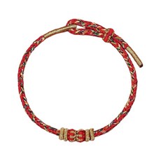 普賢菩薩守護神紅繩手鍊：本命年避邪護身、平安圓滿開運祈福, 紅色, 1個