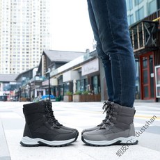 男雪靴雪地靴推薦東北加厚男士雪地靴冬季新款加絨保暖防滑休閒保暖大棉鞋