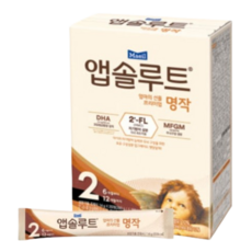 앱솔루트 명작 2FL분유 2단계(6~12개월) 14g, 20개입, 1개