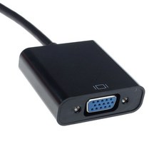 HDMI 호환 VGA 변환기 어댑터 + 3.5mm 오디오 잭 풀 1080P 검정 흰색 CRT 모니터 XBOX 360 PS3 50pcs, 02 검정색, 01 < =0.5m
