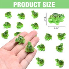 10Pcs 빛나는 외계인 엘프 유령 녹색 장식 마이크로 풍경 정원 미니어처 인형 소품 할로윈, 01 mix 10pcs