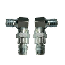 C CLINK 2 PCS 90도 유압 호스 회전 엘보우 21855 마이어 스노우 플로우 블레이드에