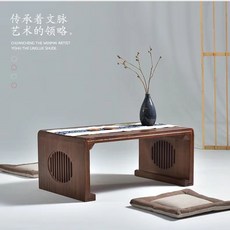新中式實木書法桌椅：幼兒園國學培訓班專用書畫桌、圍棋茶藝桌，穩固耐用，培養孩子藝術氣息, 1個, 80*50*30cm/原木色
