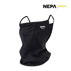 네파 NEPA 24년 아이스 이어 멀티 넥 스카프 안면마스크 페이스커버 자외선차단 쿨링 등산 골프 자전거 산책, 블랙
