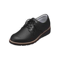팬지 FD101 페 데 플룰 신발 여성 3E 레이스업 24.5cm 블랙