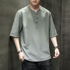 남자 여름 생활한복 개량 한복 냉장고 상의 계량 법복 반팔