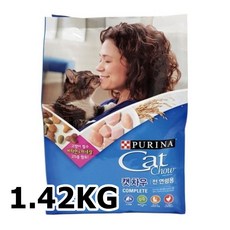 퓨리나 캣차우 완전 영양식 고양이 사료, 면역/항산화, 1.42kg, 1개