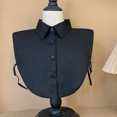 LOKEXING 셔츠카라 넥카라 페이크 칼라 이너카라 브이넥 라운드넥