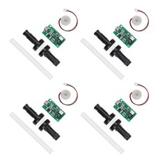 4피스 USB 가습기 모듈 5V 분무기 스프레이 회로 초음파 보드 분무 플레이트 디스크 드라이브 DIY 홈, 4개, 4개