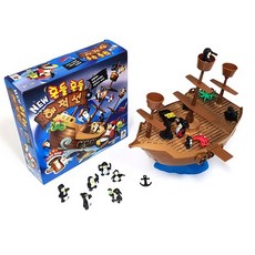 코리아보드게임즈 흔들흔들해적선, 혼합 색상, 1개