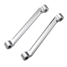 143078 FLMLF CNC 후면 충격 타워 지지 브레이스 키트 1/5 HPI Baja RV King Motor 5B 5T 5SC용 (실버), 실버