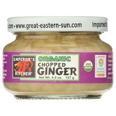 엠퍼러스 키친 유기농 다진 생강 4.5 온스 -- 케이스당 12개. Organic Chopped Ginger, 1개